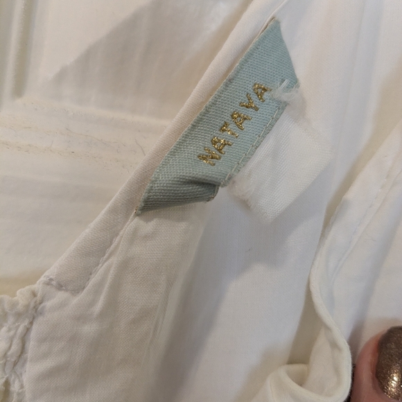 Nataya White Embroidered Maxi Dress - Picture 10 of 16